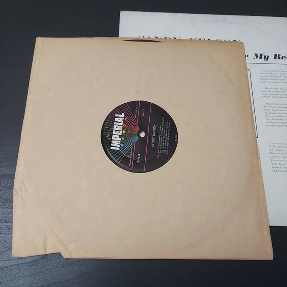 Sandy Nelson Drums Are My Beat! 12" Vinyl LP Imperial LP 9168 1962 - Picture 4 of 8